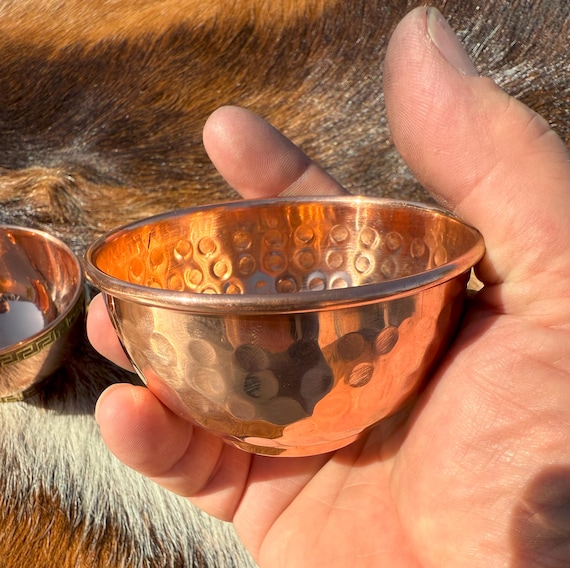 Copper Offering Bowl, Altar Bowl, witchy gift set