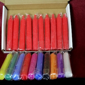 Chime Candle Set – 10 Pack | Spell Candles for Rituals, Witchcraft, Meditation & Intention Setting