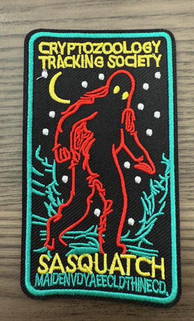Cryptid Patch Sets: Embroidered Mythical Creatures Iron-on Patches - Etsy