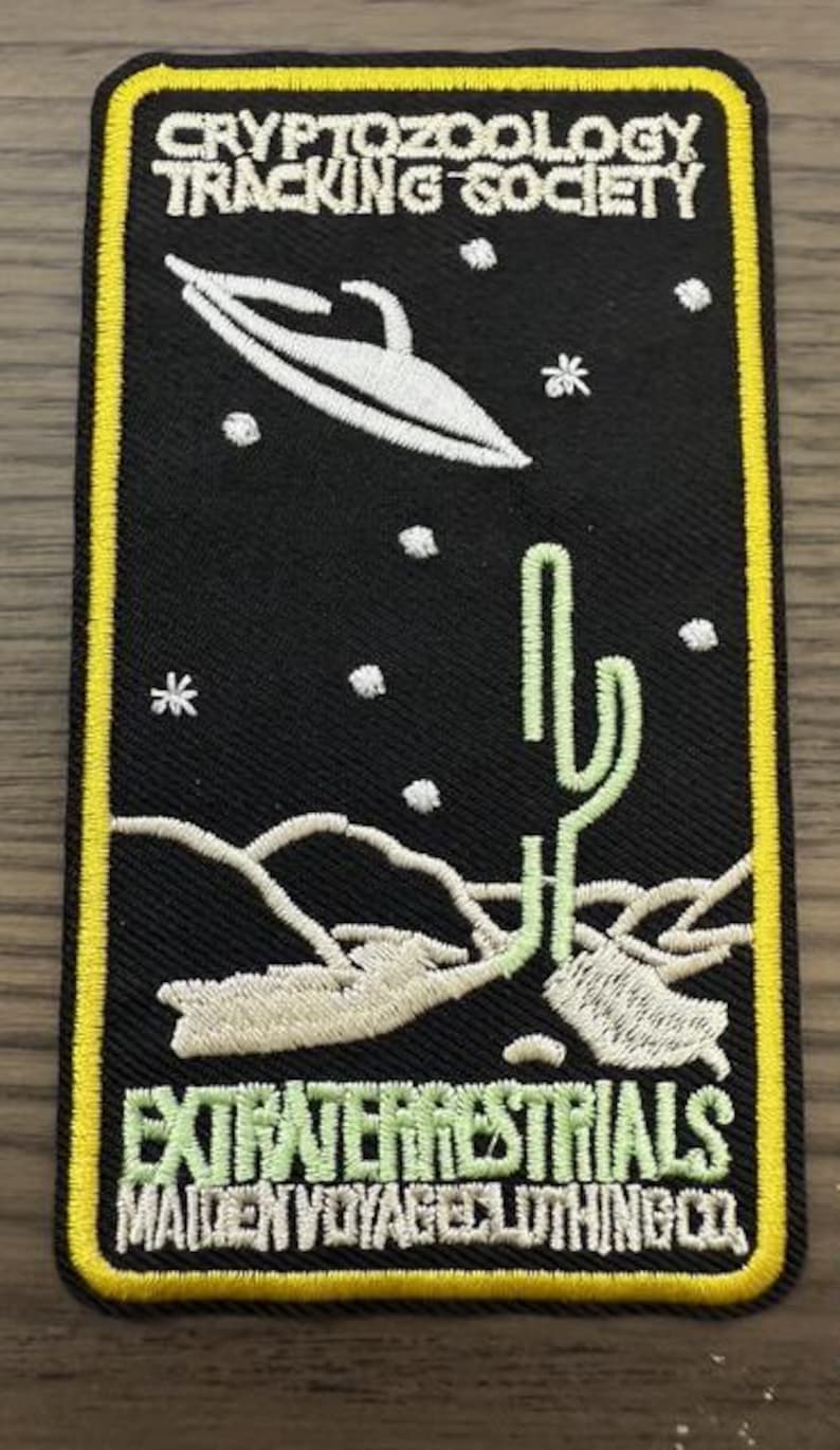 Cryptid Patch Sets: Embroidered Mythical Creatures Iron-on Patches - Etsy
