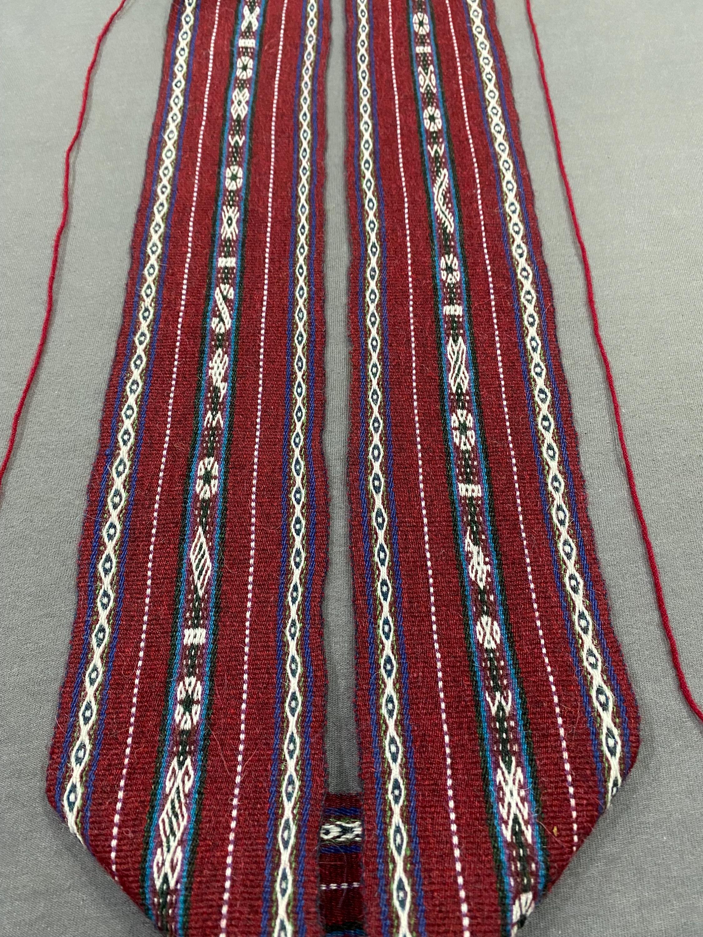 Taquile Island Chumpi Belt | Ceremonial Textile Handmade on the Island ...