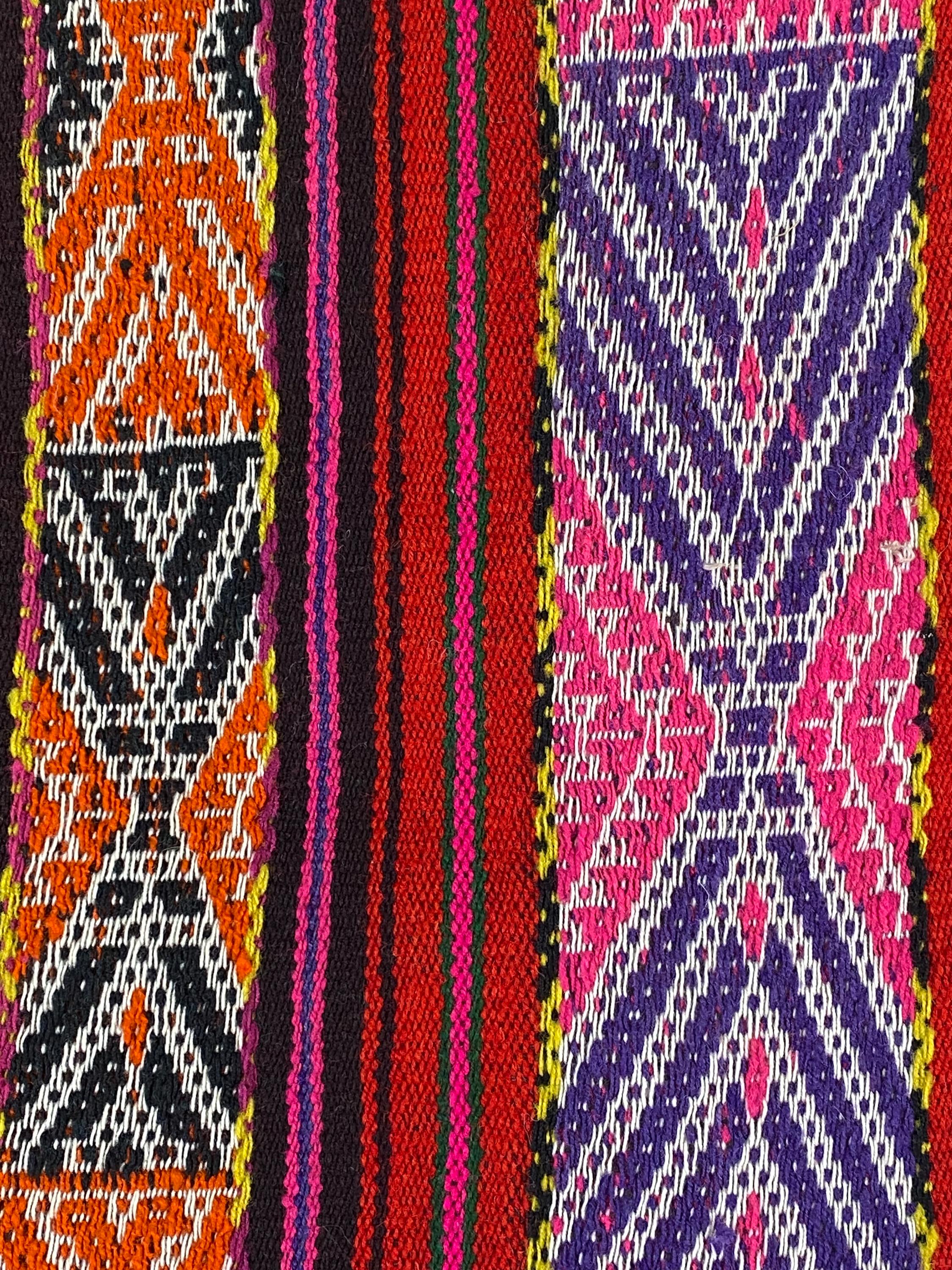 Q’ero Paqo Sheep Wool Poncho - Shamanic Ceremonial Poncho - Peruvian ...