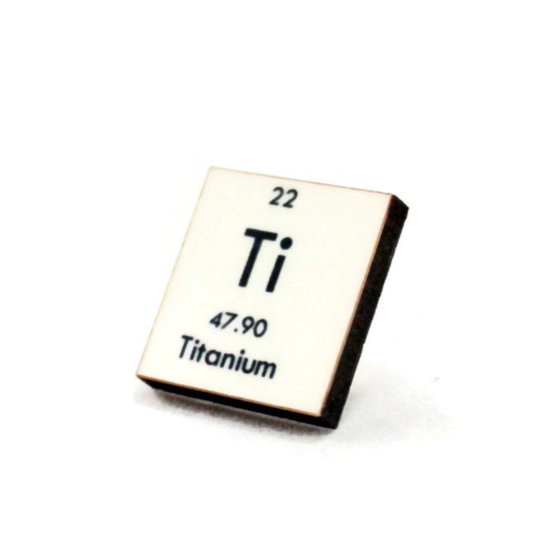 Tie Tack Chemistry Periodic Table Science Mens Fashion Nerd Geek Ti Titanium Humor Breaking Bad