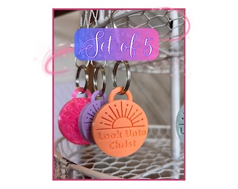 Porte-clés Look Unto Christ