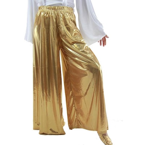 MISSES PLUS SHIMMER Palazzo Pants 