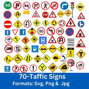 Verkeersborden clipart, verkeersborden SVG bundel, verkeersborden, verkeersbord SVG, png, silhouet bestanden-sticker, auto SVG, auto teken SVG