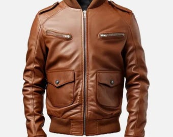 Chaqueta de cuero 100% original para hombre, chaqueta de cuero negra, chaqueta de cuero, chaqueta de motocicleta, chaqueta de motociclista, chaqueta de cuero cálida de invierno