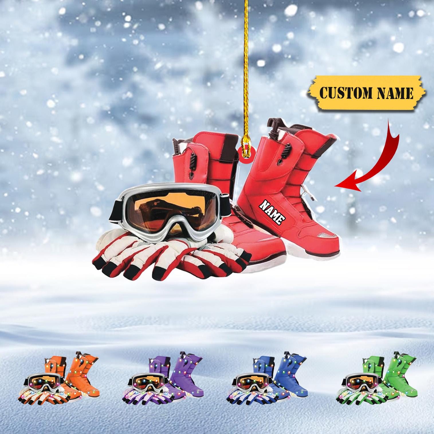 Personalised ski wear best sale
