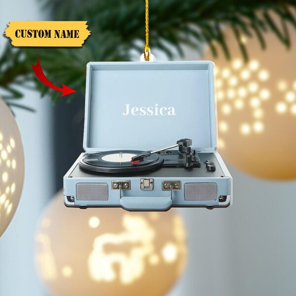 Vinyl Record Christmas Ornament Etsy