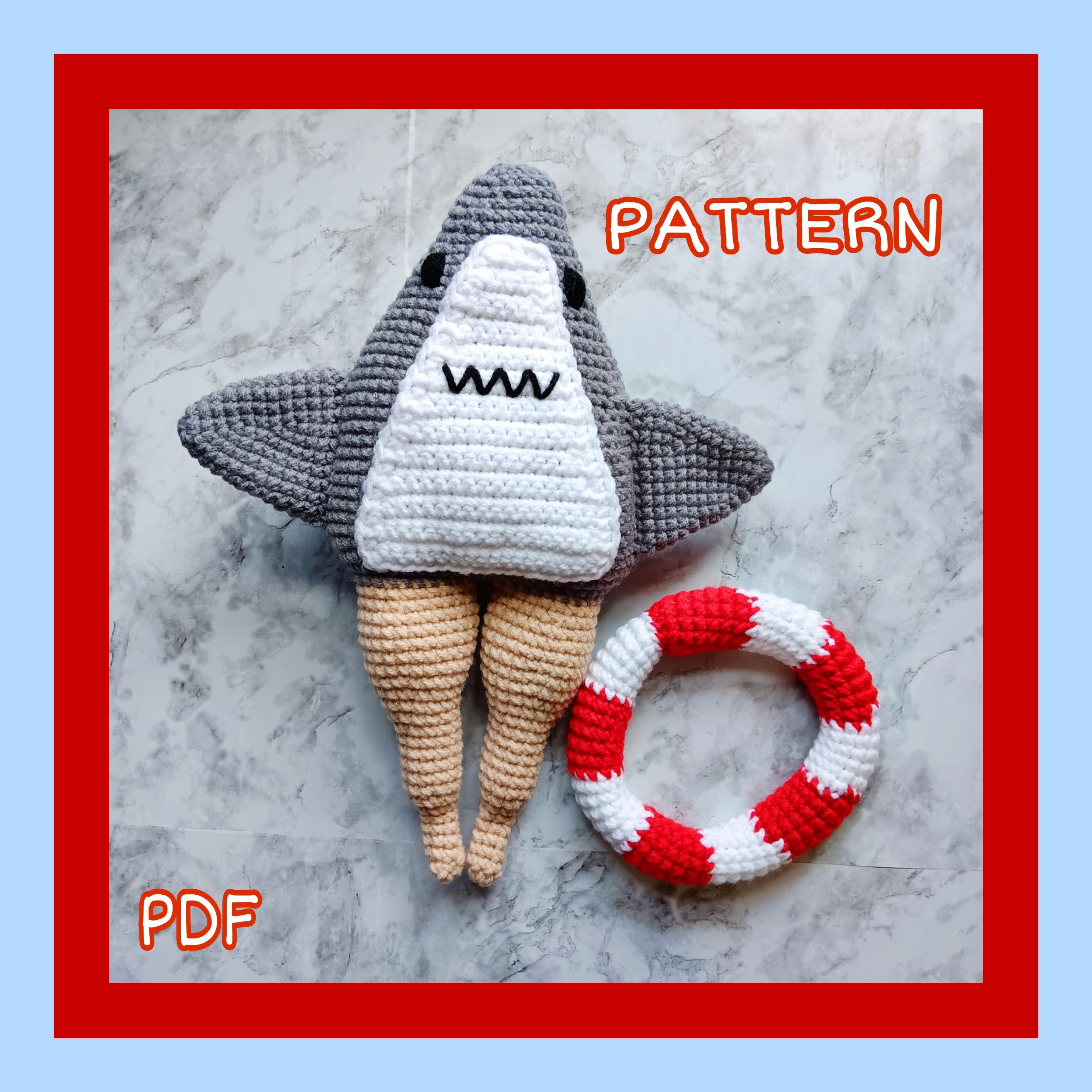 35 Funny Crochet Patterns to Add a Playful Twist to Your Next Project 24 Crochet Sharkman Pattern Funny Shark Amigurumi