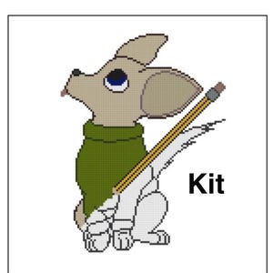 Chihuahua Bleistift Einfache Anfänger Kreuzstich KIT