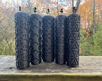 Clay Geometric Pattern Texture Rollers - 3 1/2 Inch for Ceramic and Pottery