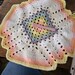 Pink Rainbow Receiving Baby Blanket