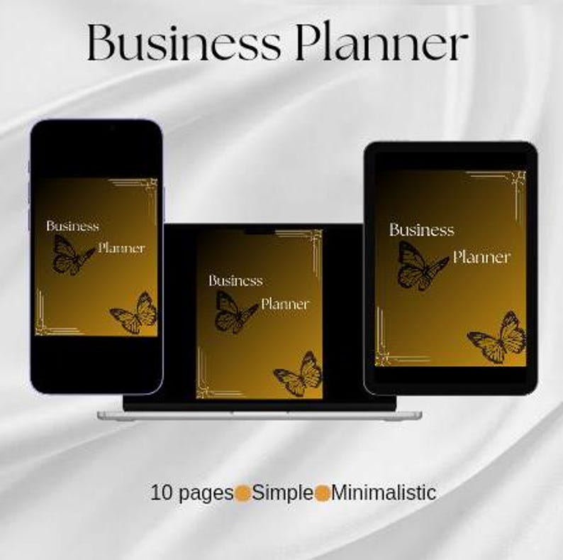 Business Planner Goal Setting Budgeting Project Management for Small