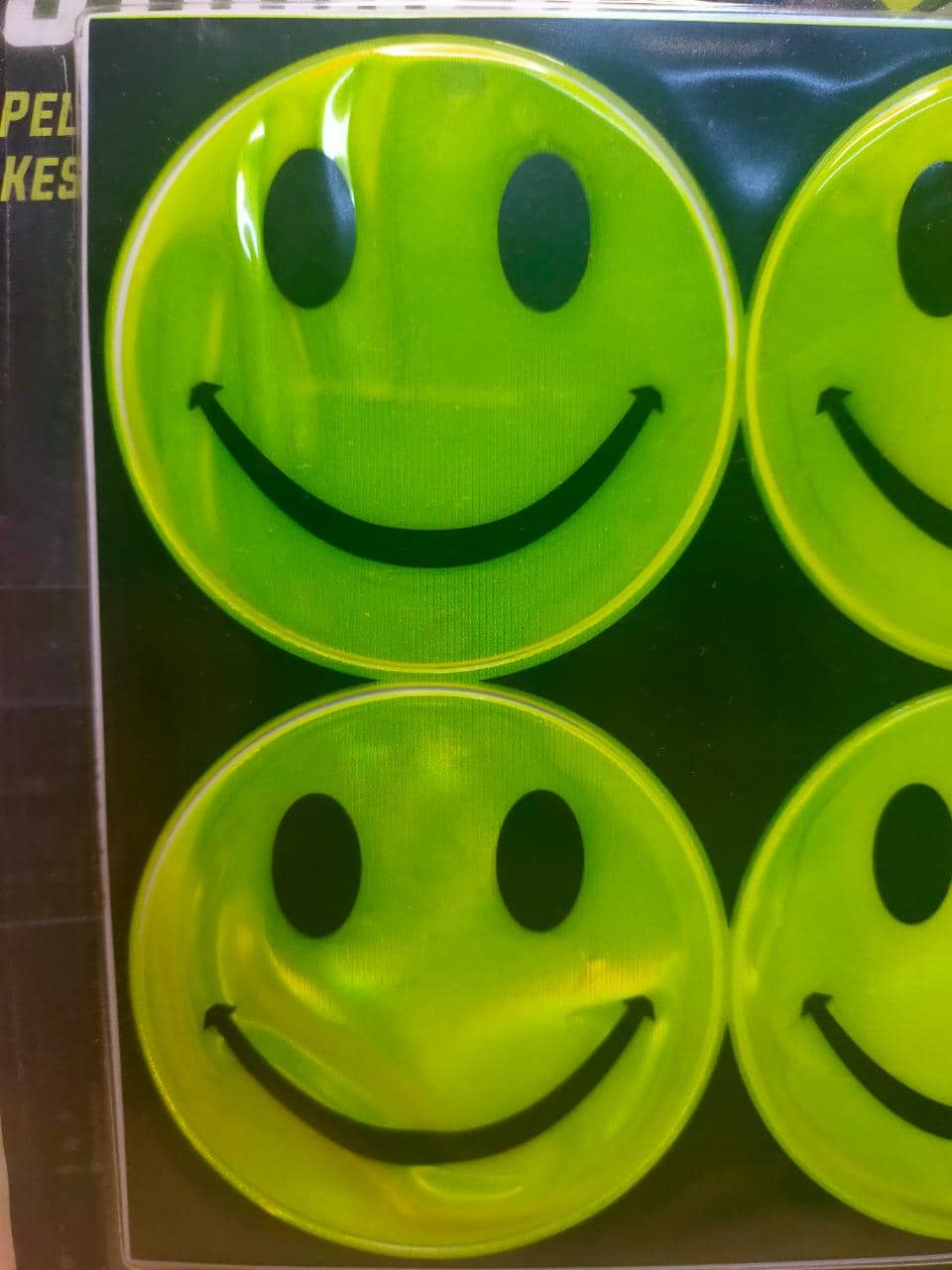 Happy Face Adesivo riflettente, Riflettore Adesivo