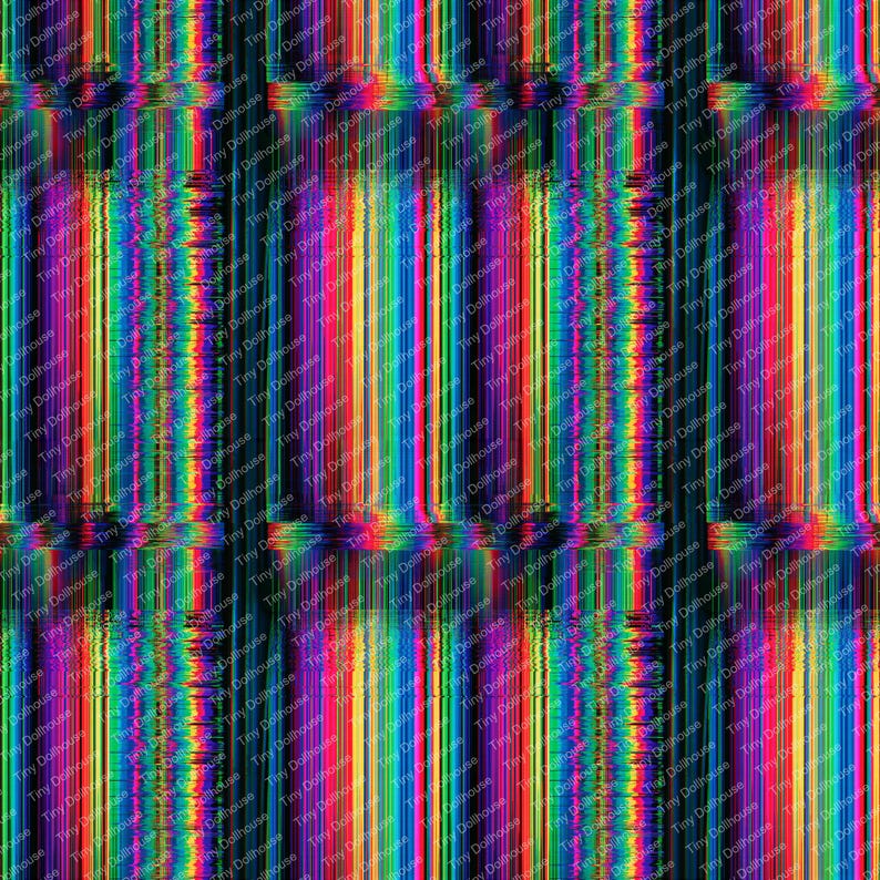 Statisch naadloos tv-patroon | Tegelbare afbeelding retrotelevisie (digitale download) afbeelding 14