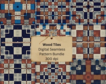 Pavimentazione in legno per casa delle bambole Pavimentazione in carta digitale senza cuciture 9 varianti 12x12 / 1:12 per la decorazione della casa delle bambole