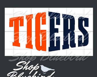 Tigers Diamond Hat Digital Embroidery Design