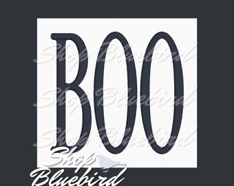 BOO Pocket Digital Embroidery Design