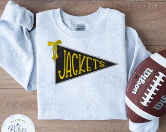 Applique Pennant Jackets Digital Embroidery Design