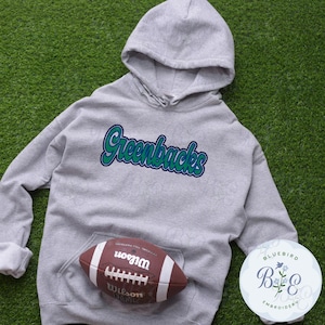 Greenbacks digitaal borduurontwerp enkel satijnen appliqué