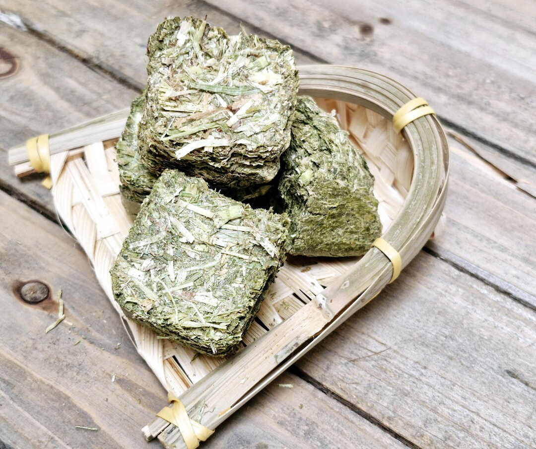 Clover, Rye, Oaten Hay Cubes for Rabbits and Guinea Pigs 250g - Etsy