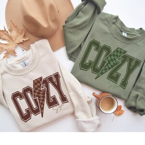 Cozy Season Sweatshirt, Retro Fall Sweatshirt, Women Fall Shirt, Womens Fall Sweaters, Sweater Weather, Comfy Fall Sweatshirt, Fall Gift for