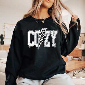 Cozy Season Sweatshirt, Retro Fall Sweatshirt, Women Fall Shirt, Womens Fall Sweaters, Sweater Weather, Comfy Fall Sweatshirt, Fall Gift for