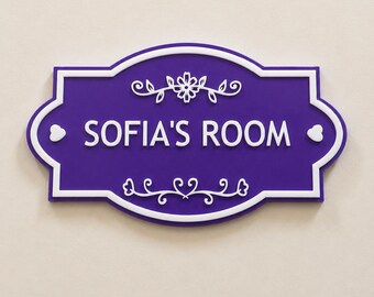 Personalized Kids Room Door Sign