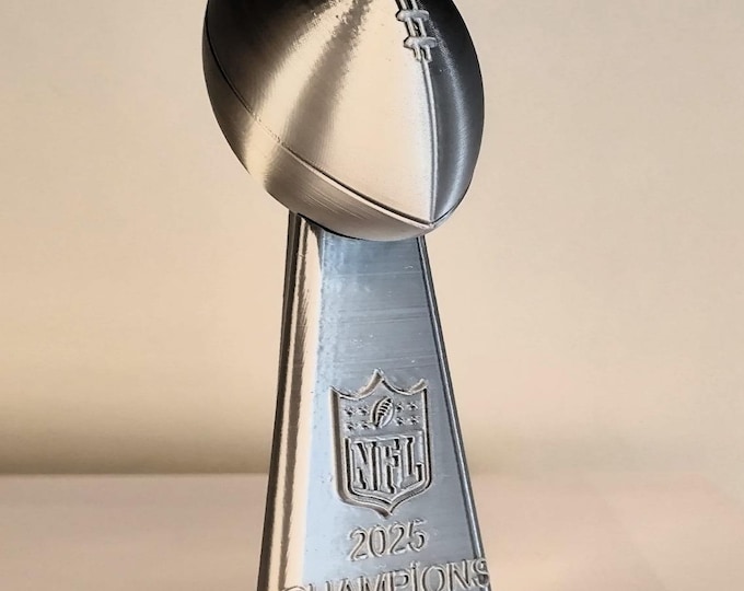 Custom Fantasy Football Trophy – Gold, Silver or Bronze Lombardi Replica