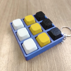 Niestandardowy mechaniczny przełącznik Fidget Pad – 3x3 klikalne klawisze, klikacz klawiatury ASMR, zabawka stymulująca dotyk, ulga w ADHD