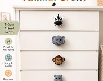 Safari Animal Drawer Knob