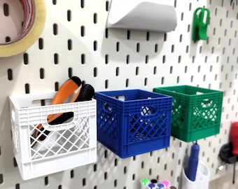 IKEA Skadis Organizer Bin – Pegboard Storage Box