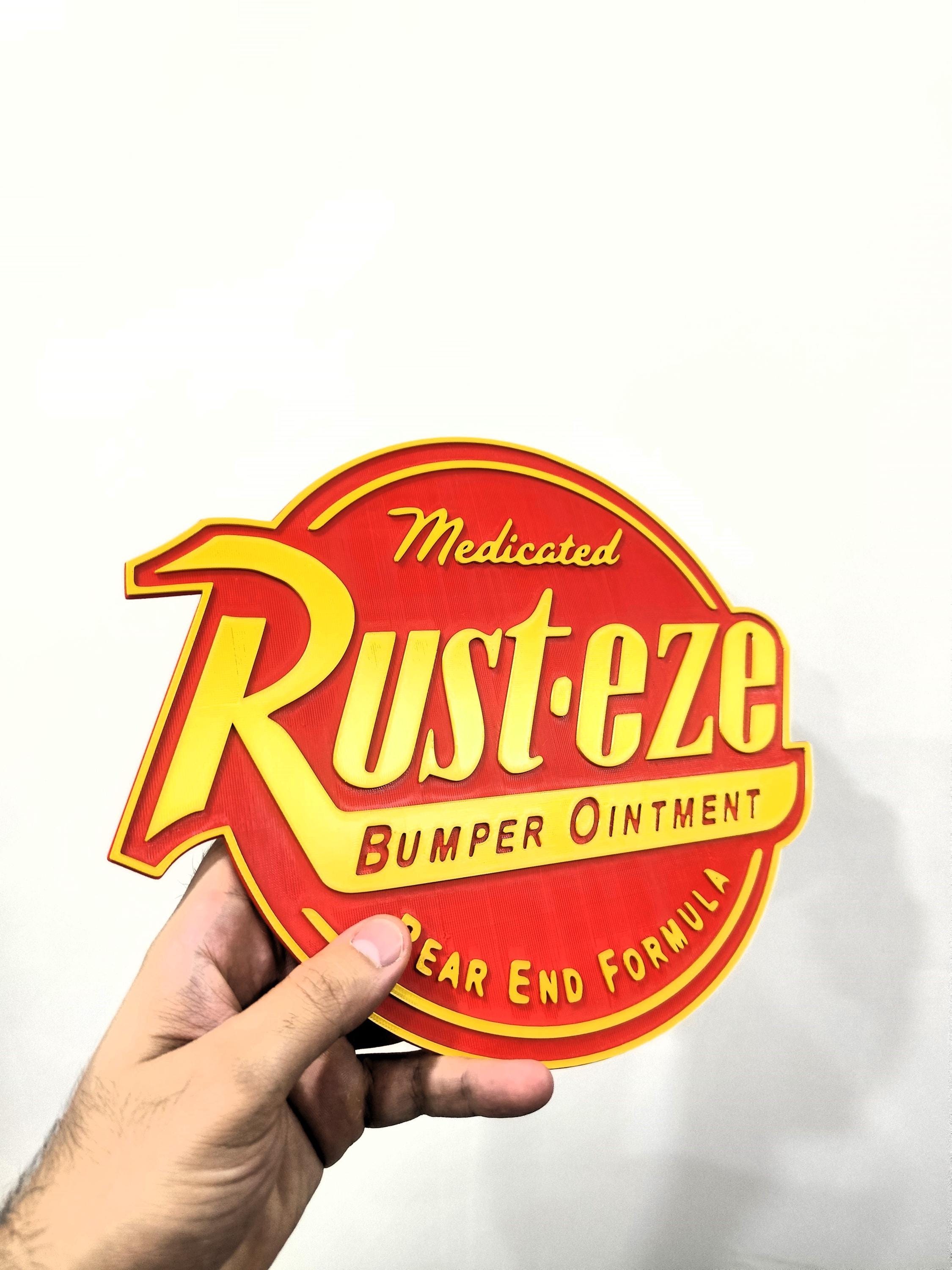 Rust-eze Cars Wall Sign – 3D Printed Disney Pixar Decor - Etsy