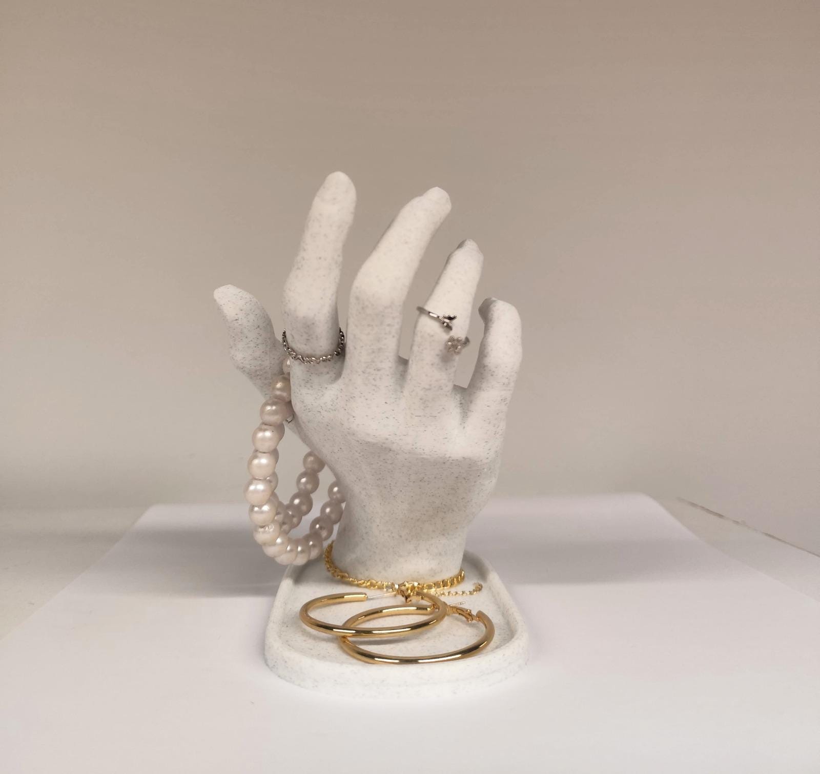 Hand Schmuck Halter 3D Gedruckt - Eleganter Aufsteller