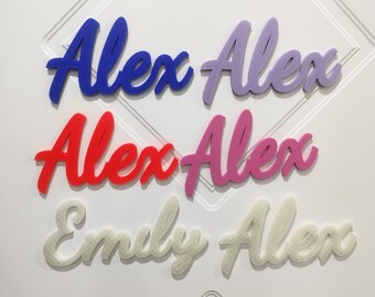 Custom Name Door Sign – Personalized  Wall Lettering – Glow in the Dark Option