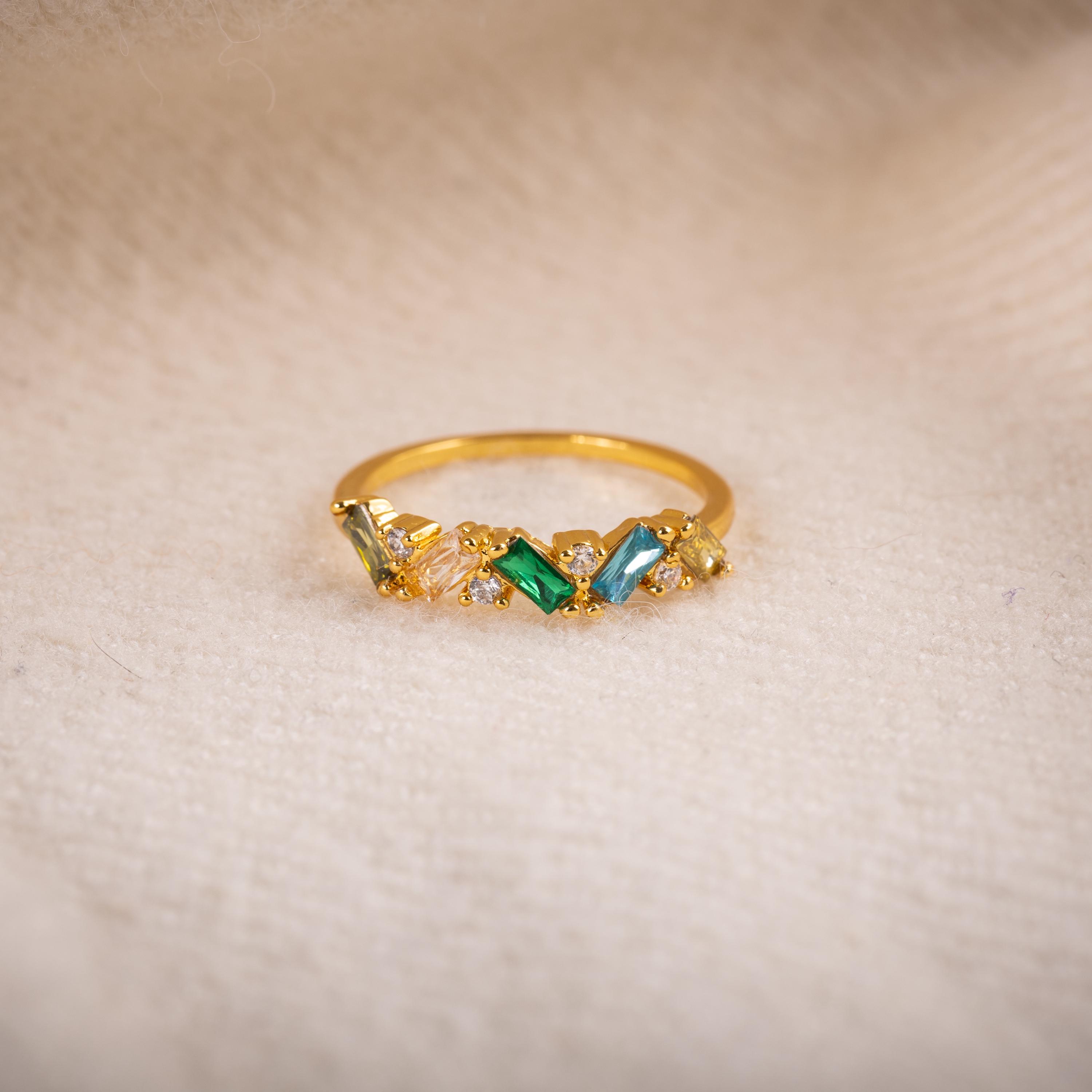 Mother Child Ring Grandmother's Family Ring 5 Birthstones - Silverado ...
