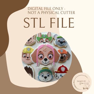 Fichier STL à l'emporte-pièce et à embosser Skye