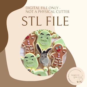 Oger Gesicht Ausstecher STL Datei