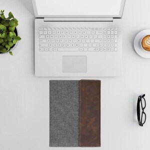 Portafolio de cuero sintético, obsequio promocional, bloc de notas, organizador, obsequio para empleados, obsequio para nueva oficina, obsequio corporativo, obsequio de agradecimiento para maestros