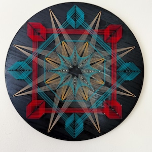 Quadrant Mandala  String Art | Sacred Geometry