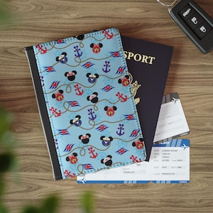 Set Sail With Mickey and Minnie Disney Cruise Passport Cover