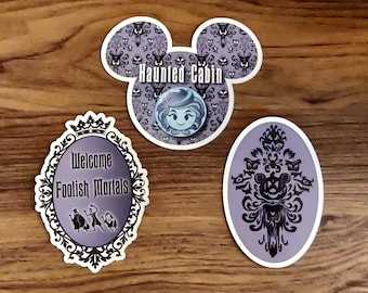 Haunted Mansion 3-Piece Magnet Decoration Set for Disney Cruise Door