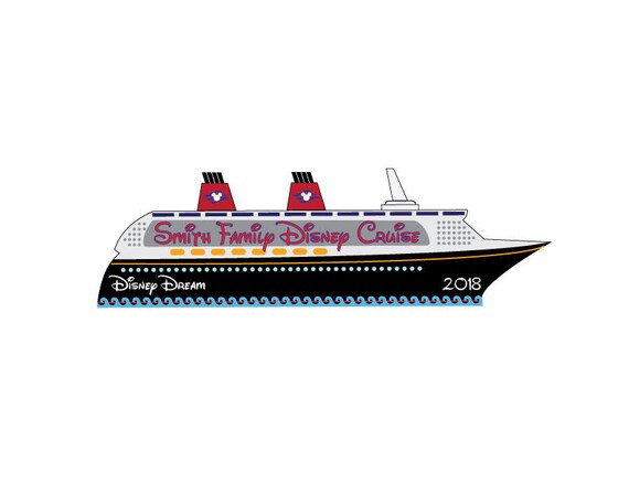 Nautical Disney Cruise Ship Family Magnet For Door Decoration Etsy