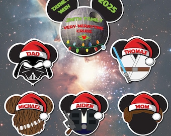 Star Wars Christmas Magnet | Disney Cruise Decor | Holiday Door Decor