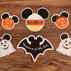 Halloween Mickey 6-Piece Disney Cruise Door Decoration Set | Spooky Fun, Cute Disney Home Decor