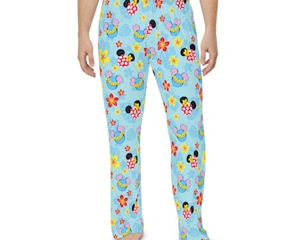 Aloha Adventure! Lilo and Stitch Men's Pajama Pants (AOP)