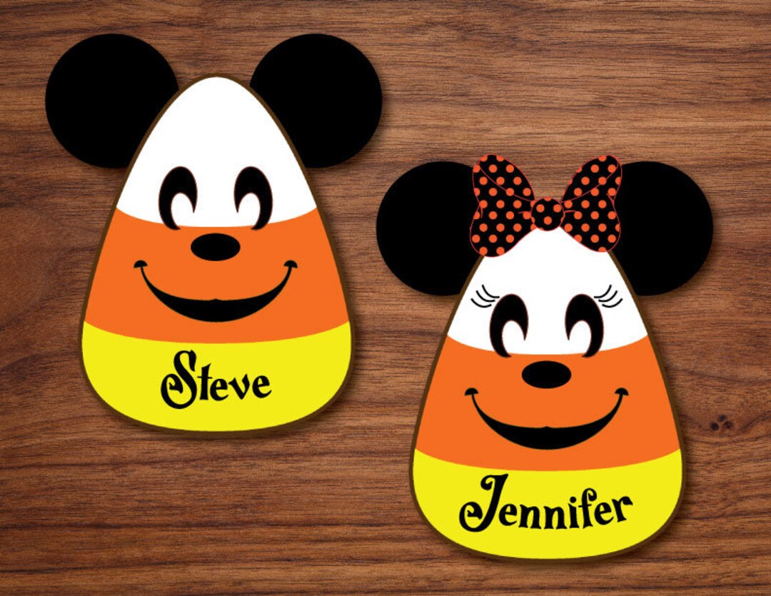 Mickey and Minne Candy Corn Head for Disney Cruise Door