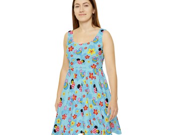 Aloha Adventure! Disney Lilo & Stitch Tropical Hawaiian Skater Dress