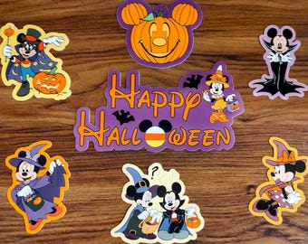 Happy Halloween Pumpkin Mickey & Friends for Disney Cruise Door Decorating Fun